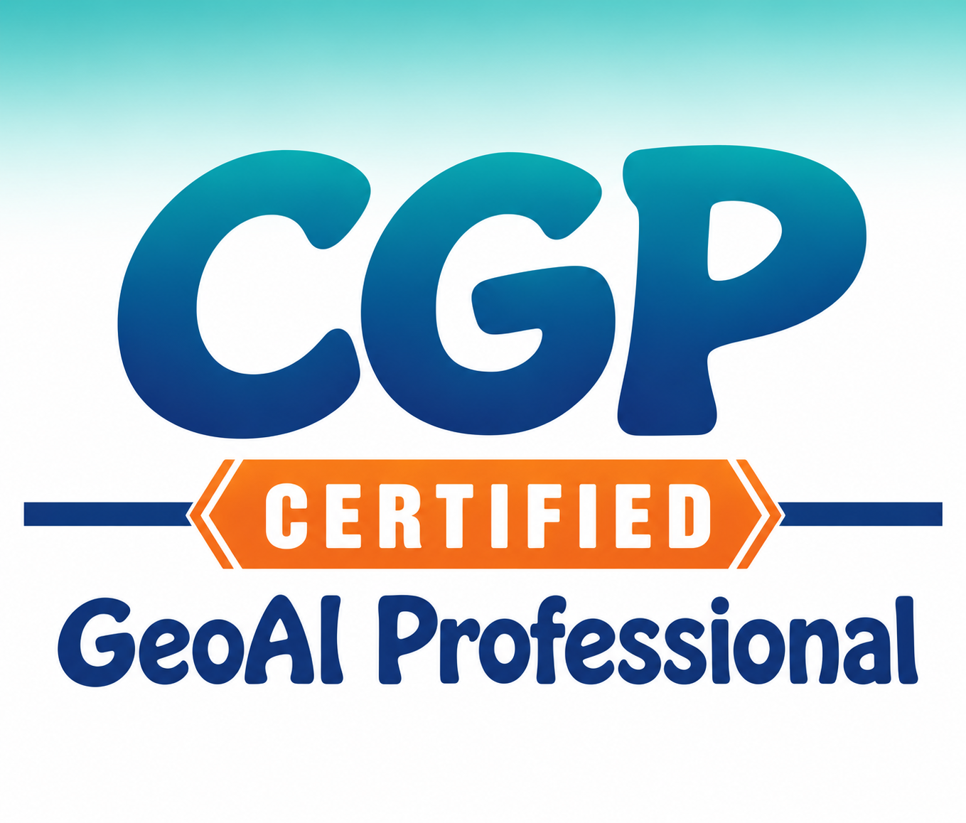 4- Certified GeoAI Professional Certificate.. CGP (includes 2 short courses).